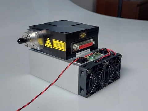 10W RGB Laser Coupled into 50 µm Fiber