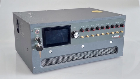 Ultra-Broadband 9-Wavelength Fiber-Coupled Laser System