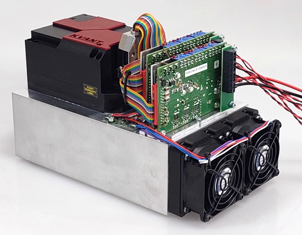 6.5W RGB Fiber-Coupled Laser System
