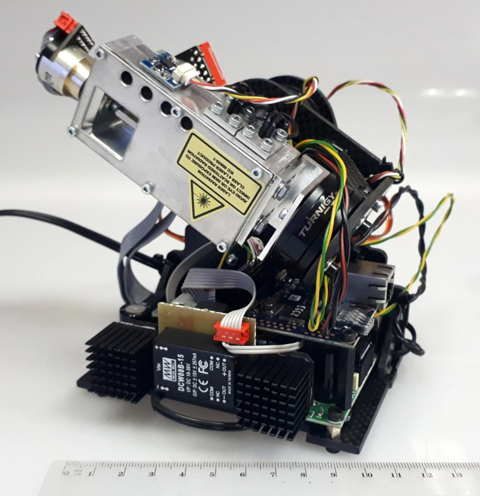 Extremely Lightweight 2W Green Laser for Drone Applications